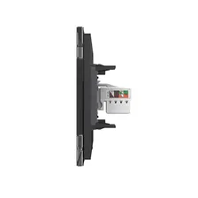 Розетка компьютерная LIVOLO RJ-45 черная VL-C791C-12