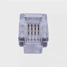 Телефонный разъем RJ-12 (6P4C) SUPRLAN Коннекторы 6P4C (RJ-11) (100шт) (10-0227)