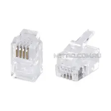 Коннектор RJ-12 6p4c Hyperline