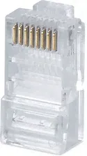 Коннектор rj-45 под витую пару, категория 5e 8p8c Cabeus 8P8C Коннектор RJ-45 под витую пару, категория 5e, универсальный, для проводников с